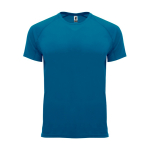 Kurzärmeliges Funktionsshirt aus Control-Dry-Stoff farbe bondi blau zweite Ansicht