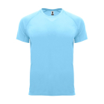 Kurzärmeliges Funktionsshirt aus Control-Dry-Stoff farbe hellblau zweite Ansicht
