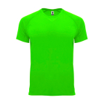 Kurzärmeliges Funktionsshirt aus Control-Dry-Stoff farbe neongrün zweite Ansicht