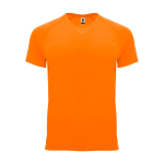 Kurzärmeliges Funktionsshirt aus Control-Dry-Stoff farbe neonorange zweite Ansicht