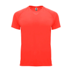 Kurzärmeliges Funktionsshirt aus Control-Dry-Stoff farbe korallenrot zweite Ansicht