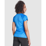 Tailliertes Funktionsshirt für Damen aus Polyester farbe rot dritte Detailansicht