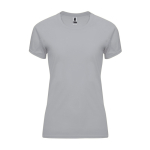 Tailliertes Funktionsshirt für Damen aus Polyester farbe grau zweite Ansicht