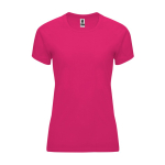 Tailliertes Funktionsshirt für Damen aus Polyester farbe rosa zweite Ansicht