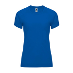 Tailliertes Funktionsshirt für Damen aus Polyester farbe köngisblau zweite Ansicht