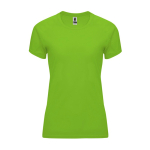 Tailliertes Funktionsshirt für Damen aus Polyester farbe lindgrün zweite Ansicht
