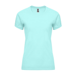 Tailliertes Funktionsshirt für Damen aus Polyester farbe mintgrün zweite Ansicht