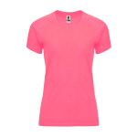 Tailliertes Funktionsshirt für Damen aus Polyester farbe pastellrose zweite Ansicht
