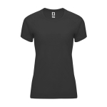 Tailliertes Funktionsshirt für Damen aus Polyester farbe aschgrau zweite Ansicht
