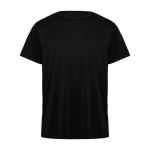 Technisches T-Shirt aus Polyester mit kurzen Ärmeln farbe schwarz zweite Ansicht