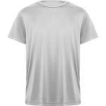 Technisches T-Shirt aus Polyester mit kurzen Ärmeln farbe grau erste Gebrauchsansicht