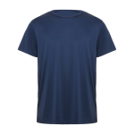 Technisches T-Shirt aus Polyester mit kurzen Ärmeln farbe marineblau zweite Ansicht