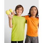 Technisches T-Shirt aus Polyester mit kurzen Ärmeln farbe neongelb zweite Gebrauchsansicht