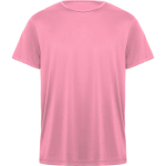 Technisches T-Shirt aus Polyester mit kurzen Ärmeln farbe pastellrose erste Gebrauchsansicht