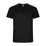 Technisches Kurzarmshirt aus recycelten Stoffen farbe schwarz zweite Ansicht
