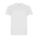 Technisches Kurzarmshirt aus recycelten Stoffen farbe weiß zweite Ansicht
