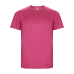 Technisches Kurzarmshirt aus recycelten Stoffen farbe rosa zweite Ansicht