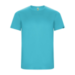 Technisches Kurzarmshirt aus recycelten Stoffen farbe türkis zweite Ansicht