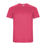 Technisches Kurzarmshirt aus recycelten Stoffen farbe neonrosa zweite Ansicht