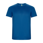 Technisches Kurzarmshirt aus recycelten Stoffen farbe köngisblau zweite Ansicht