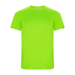 Technisches Kurzarmshirt aus recycelten Stoffen farbe neongrün zweite Ansicht