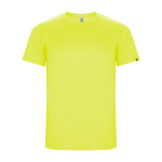 Technisches Kurzarmshirt aus recycelten Stoffen farbe neongelb zweite Ansicht