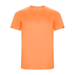 Technisches Kurzarmshirt aus recycelten Stoffen farbe neonorange zweite Ansicht
