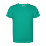 Technisches T-Shirt aus recyceltem Polyester farbe smaragdgrün zweite Ansicht
