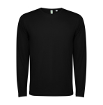 Langärmeliges Funktionsshirt aus Polyester farbe schwarz zweite Ansicht