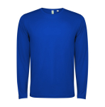 Langärmeliges Funktionsshirt aus Polyester farbe köngisblau zweite Ansicht