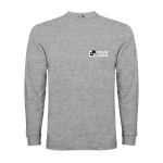 Langärmeliges T-Shirt aus Baumwolle mit Rippbündchen Hauptansicht