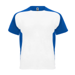 Technisches T-Shirt mit Raglanärmeln aus Polyester farbe weiß/blau zweite Ansicht