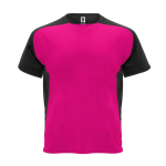 Technisches T-Shirt mit Raglanärmeln aus Polyester farbe pink zweite Ansicht