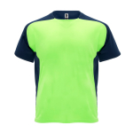 Technisches T-Shirt mit Raglanärmeln aus Polyester farbe neongrün zweite Ansicht