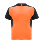 Technisches T-Shirt mit Raglanärmeln aus Polyester farbe neonorange zweite Ansicht