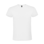 Kurzärmeliges T-Shirt aus Baumwolle 150 g/m2 Roly Direct Atomic farbe weiß zweite Ansicht