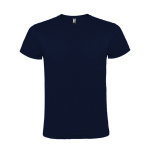 Kurzärmeliges T-Shirt aus Baumwolle 150 g/m2 Roly Direct Atomic farbe marineblau zweite Ansicht