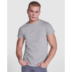 Kurzärmeliges T-Shirt aus Baumwolle 150 g/m2 Roly Direct Atomic farbe marineblau siebte Gebrauchsansicht