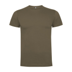 Kurzärmeliges T-Shirt aus Baumwolle 165 g/m2 Roly Direct Dogo Premium farbe khaki zweite Ansicht