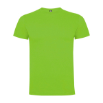 Kurzärmeliges T-Shirt aus Baumwolle 165 g/m2 Roly Direct Dogo Premium farbe hellgrün zweite Ansicht