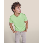 Kurzärmeliges T-Shirt aus Baumwolle 165 g/m² Roly Direct Dogo Premium farbe hellgrün vierte Gebrauchsansicht