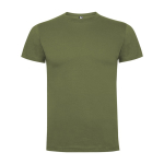 Kurzärmeliges T-Shirt aus Baumwolle 165 g/m2 Roly Direct Dogo Premium farbe militärgrün zweite Ansicht