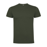 Kurzärmeliges T-Shirt aus Baumwolle 165 g/m2 Roly Direct Dogo Premium farbe dunkelgrün zweite Ansicht