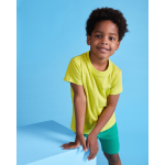Kurzärmeliges T-Shirt aus Baumwolle 165 g/m² Roly Direct Dogo Premium farbe neongelb zweite Gebrauchsansicht