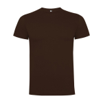 Kurzärmeliges T-Shirt aus Baumwolle 165 g/m2 Roly Direct Dogo Premium farbe dunkelbraun zweite Ansicht