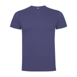 Kurzärmeliges T-Shirt aus Baumwolle 165 g/m2 Roly Direct Dogo Premium farbe jeansblau zweite Ansicht