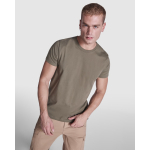 Kurzärmeliges T-Shirt aus Baumwolle 180 g/m2 Roly Direct Braco farbe weiß vierte Gebrauchsansicht