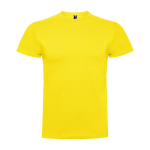 Kurzärmeliges T-Shirt aus Baumwolle 180 g/m2 Roly Direct Braco farbe gelb zweite Ansicht