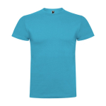 Kurzärmeliges T-Shirt aus Baumwolle 180 g/m2 Roly Direct Braco farbe türkis zweite Ansicht