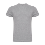 Kurzärmeliges T-Shirt aus Baumwolle 180 g/m2 Roly Direct Braco farbe hellgrau zweite Ansicht